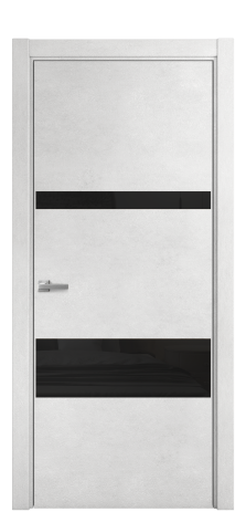 Дверь межкомнатная Vetro 12 Цвет Бетон известковый Покрытие ПВХ ORIGINAL Наличник L 75 Цена 33550
