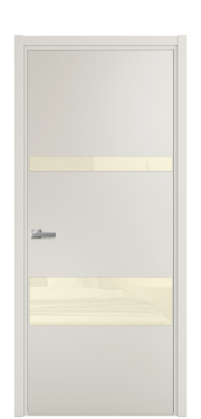 Дверь межкомнатная Vetro 12 Цвет Дымчатый Покрытие Эмаль  Наличник L 50 Цена 44675