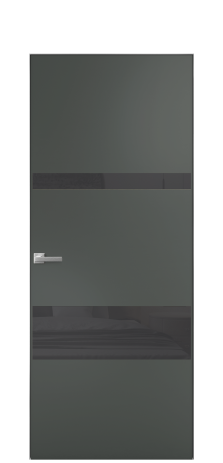 Дверь межкомнатная Vetro 12 Цвет Пихтовый Покрытие Эмаль  Наличник Скрытый короб хром Цена 61810