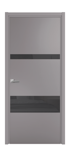 Дверь межкомнатная Vetro 12 Цвет Ирис Покрытие Эмаль  Наличник L 50 Цена 44675