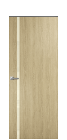 Дверь межкомнатная Vetro 13 Цвет Maderaira oak amber Покрытие ПВХ WOOD NATURAL Наличник Скрытый короб хром Цена 57610