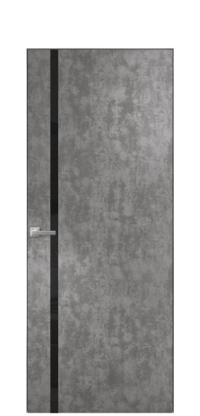 Дверь межкомнатная Vetro 13 Цвет Ice cacao Покрытие ПВХ ORIGINAL Наличник Скрытый короб хром Цена 42010