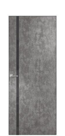 Дверь межкомнатная Vetro 13 Цвет Ice cacao Покрытие ПВХ ORIGINAL Наличник Скрытый короб хром Цена 42010