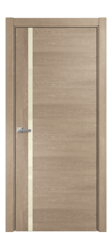 Дверь межкомнатная Vetro 13 Цвет Дуб Песочный Покрытие Шпон натуральный  Наличник L 75 Цена 51150