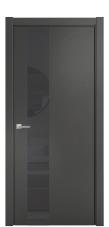 Дверь межкомнатная Ветро 14 Цвет Ясень Антрацит Покрытие Шпон крашеный  Наличник L 75 Цена 48775