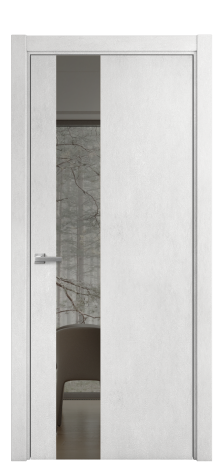 Дверь межкомнатная Ветро 14 Цвет Бетон известковый Покрытие ПВХ ФАКТУРНЫЕ Наличник L 75 Цена 34600