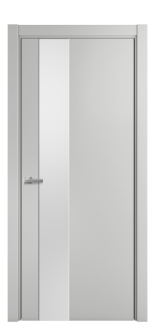 Дверь межкомнатная Ветро 14 Цвет Телегрей Покрытие Эмаль  Наличник L 75 Цена 45575