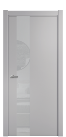 Дверь межкомнатная Ветро 14 Цвет Галечный Покрытие Эмаль  Наличник L 75 Цена 47573