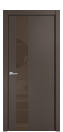 Дверь межкомнатная Ветро 14 Цвет Коричневый Покрытие Эмаль  Наличник L 75 Цена 47073
