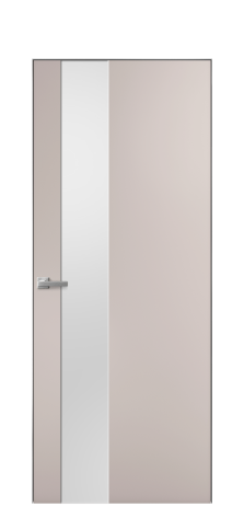Дверь межкомнатная Ветро 14 Цвет Пудра Покрытие Эмаль  Наличник Скрытый короб хром Цена 45550