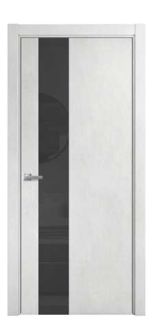 Дверь межкомнатная Vetro 14 Цвет Бетон известковый Покрытие ПВХ ORIGINAL Наличник L 75 Цена 34100