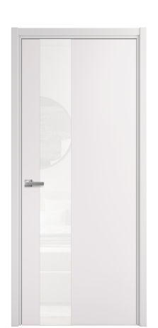 Дверь межкомнатная Vetro 14 Цвет Крем Покрытие Эмаль  Наличник L 50 Цена 45575