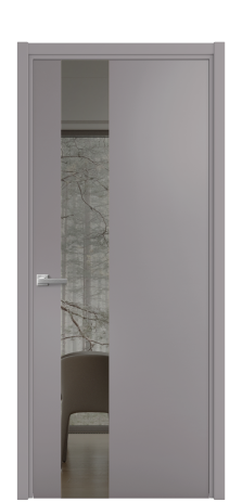 Дверь межкомнатная Vetro 14 Цвет Ирис Покрытие Эмаль  Наличник L 50 Цена 46075