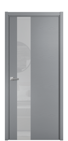 Дверь межкомнатная Vetro 14 Цвет Ясень Гриджио Покрытие Шпон крашеный  Наличник L 50 Цена 49525