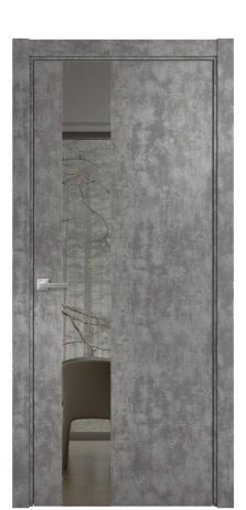 Дверь межкомнатная Vetro 14 Цвет Ice cacao Покрытие ПВХ ORIGINAL Наличник L 75 Цена 34050