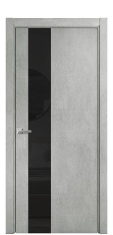 Дверь межкомнатная Vetro 14 Цвет Бетон серый Покрытие ПВХ ORIGINAL Наличник L 75 Цена 33550