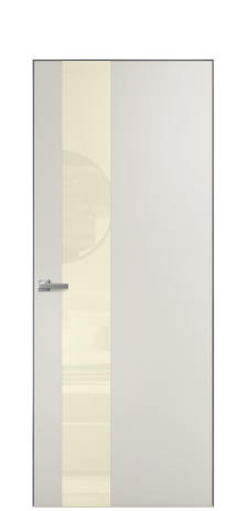 Дверь межкомнатная Vetro 14 Цвет Дымчатый Покрытие Эмаль  Наличник Скрытый короб хром Цена 61810