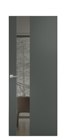 Дверь межкомнатная Vetro 14 Цвет Пихтовый Покрытие Эмаль  Наличник Скрытый короб хром Цена 62310