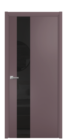 Дверь межкомнатная Vetro 14 Цвет Лиловый Покрытие Эмаль  Наличник L 50 Цена 44675