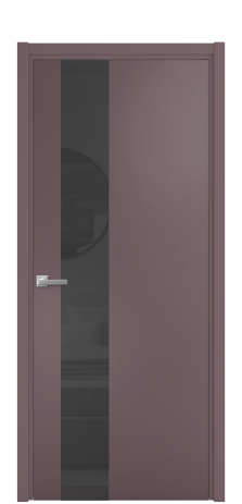 Дверь межкомнатная Vetro 14 Цвет Лиловый Покрытие Эмаль  Наличник L 50 Цена 44675