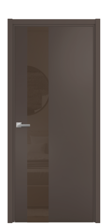 Дверь межкомнатная Vetro 14 Цвет Коричневый Покрытие Эмаль  Наличник L 50 Цена 44675