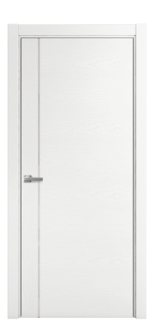 Дверь межкомнатная Ветро 17 Цвет Ясень Белый Покрытие Шпон крашеный  Наличник L 75 Цена 48175