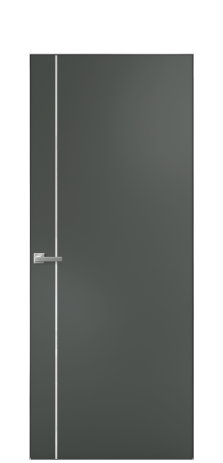 Дверь межкомнатная Vetro 17 Цвет Пихтовый Покрытие Эмаль  Наличник Скрытый короб хром Цена 61810