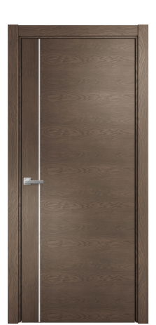 Дверь межкомнатная Vetro 17 Цвет Дуб Марракеш Покрытие Шпон натуральный  Наличник L 75 Цена 51150