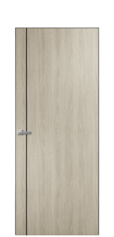 Дверь межкомнатная Slot 10-011 Цвет Maderaira oak sand Покрытие ПВХ WOOD NATURAL Наличник Скрытый короб хром Цена 52510