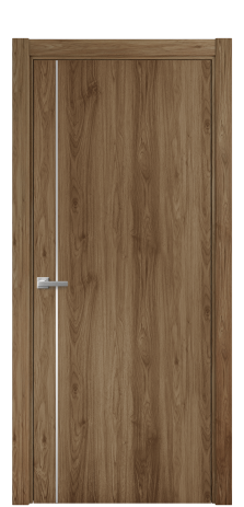 Дверь межкомнатная Slot 10-011 Цвет Орех NY классический Покрытие ПВХ WOOD NATURAL Наличник L 75 Цена 28450
