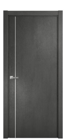 Дверь межкомнатная Slot 10-011 Цвет Камень темный Покрытие ПВХ ORIGINAL Наличник L 75 Цена 28450