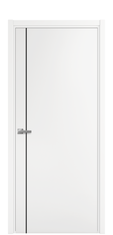 Дверь межкомнатная Slot 10-011 Цвет Белый Покрытие Эмаль  Наличник L 50 Цена 34825