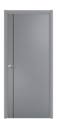 Дверь межкомнатная Slot 10-011 Цвет Гриджио Покрытие Эмаль  Наличник L 50 Цена 41525