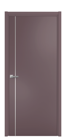 Дверь межкомнатная Slot 10-011 Цвет Лиловый Покрытие Эмаль  Наличник L 50 Цена 41525