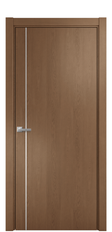 Дверь межкомнатная Slot 10-011 Цвет Дуб Темный Покрытие Шпон натуральный  Наличник L 75 Цена 48000