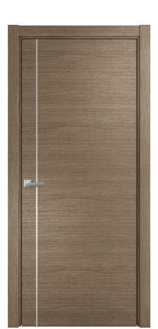 Дверь межкомнатная Slot 10-011 Цвет Дуб Кофе Покрытие Шпон масло  Наличник L 75 Цена 49925