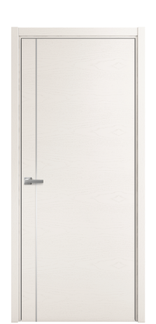 Дверь межкомнатная Slot 10-011 Цвет Ясень Молочный Покрытие Шпон крашеный  Наличник L 50 Цена 44875