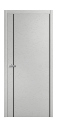 Дверь межкомнатная Slot 10-011 Цвет Ясень Телегрей Покрытие Шпон крашеный  Наличник L 50 Цена 44875