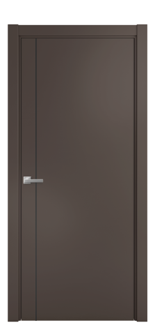 Дверь межкомнатная Slot 10-011 Цвет Коричневый Покрытие Эмаль  Наличник L 75 Цена 42558