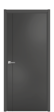 Дверь межкомнатная Слот 10-011 Цвет Антрацит Покрытие Эмаль  Наличник L 50 Цена 42558