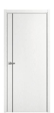 Дверь межкомнатная Slot 10-011 Цвет Ясень Белый Покрытие Шпон крашеный  Наличник L 50 Цена 44475