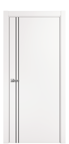 Дверь межкомнатная Slot 10-012 Цвет Вайт Покрытие ПВХ SOFT (ПЭТ) Наличник L 75 Цена 24500