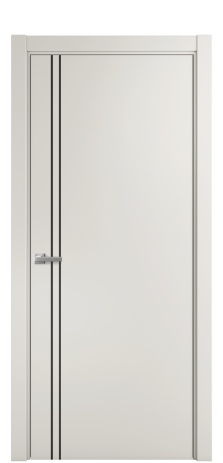 Дверь межкомнатная Slot 10-012 Цвет Лайт Грей Покрытие ПВХ SOFT (ПЭТ) Наличник L 75 Цена 24500