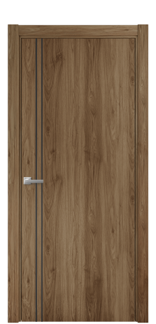 Дверь межкомнатная Slot 10-012 Цвет Орех NY классический Покрытие ПВХ WOOD NATURAL Наличник L 75 Цена 28450