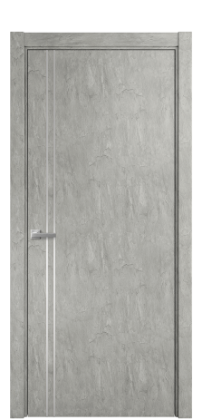 Дверь межкомнатная Slot 10-012 Цвет Скол камня грей Покрытие ПВХ ORIGINAL Наличник L 75 Цена 28450
