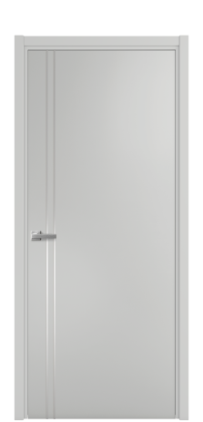 Дверь межкомнатная Slot 10-012 Цвет Телегрей Покрытие Эмаль  Наличник L 50 Цена 41525