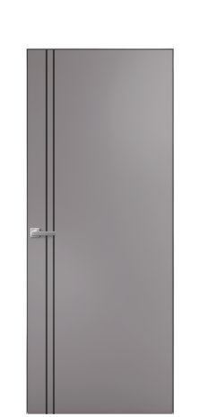 Дверь межкомнатная Slot 10-012 Цвет Ирис Покрытие Эмаль  Наличник Скрытый короб хром Цена 58660