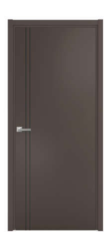 Дверь межкомнатная Slot 10-012 Цвет Коричневый Покрытие Эмаль  Наличник L 50 Цена 41525