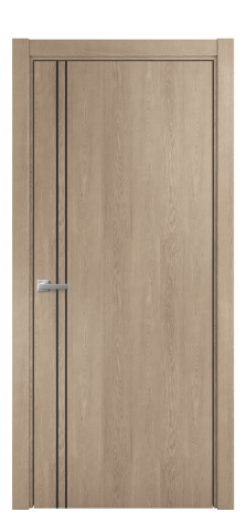 Дверь межкомнатная Slot 10-012 Цвет Дуб Песочный Покрытие Шпон натуральный  Наличник L 75 Цена 48000