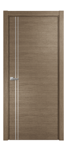 Дверь межкомнатная Slot 10-012 Цвет Дуб Кофе Покрытие Шпон масло  Наличник L 75 Цена 49925